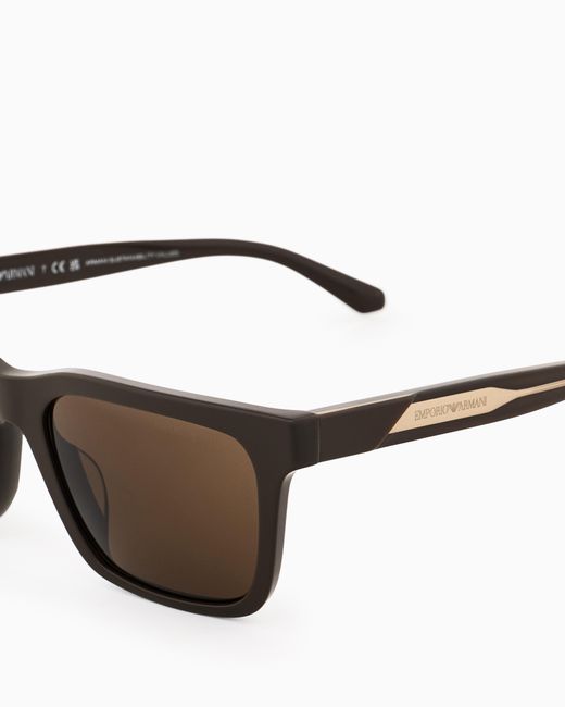 Emporio Armani Multicolor Square Sunglasses for men
