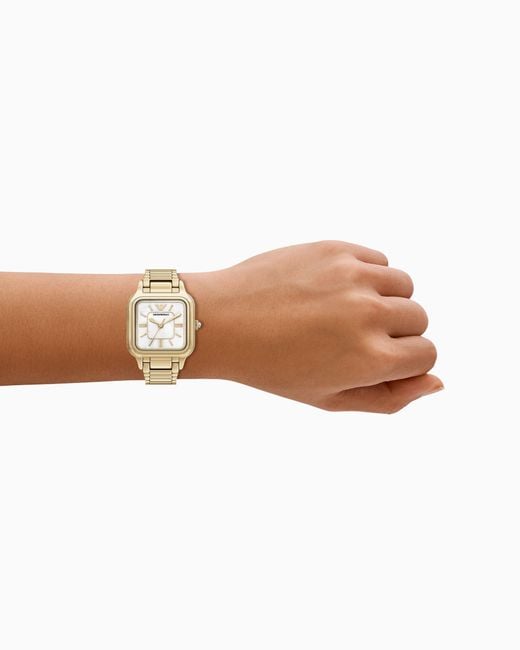 Emporio Armani White Quartz Watch