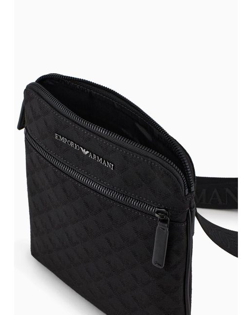 Emporio Armani Black Crossbody Bags for men