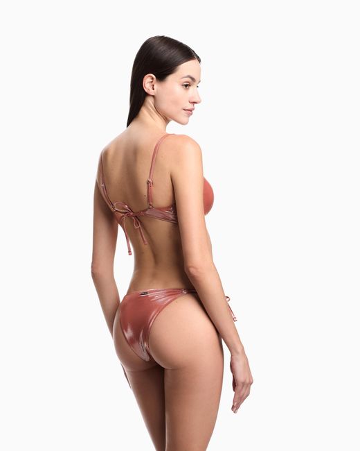 Emporio Armani Pink Triangle-Bra Bikini