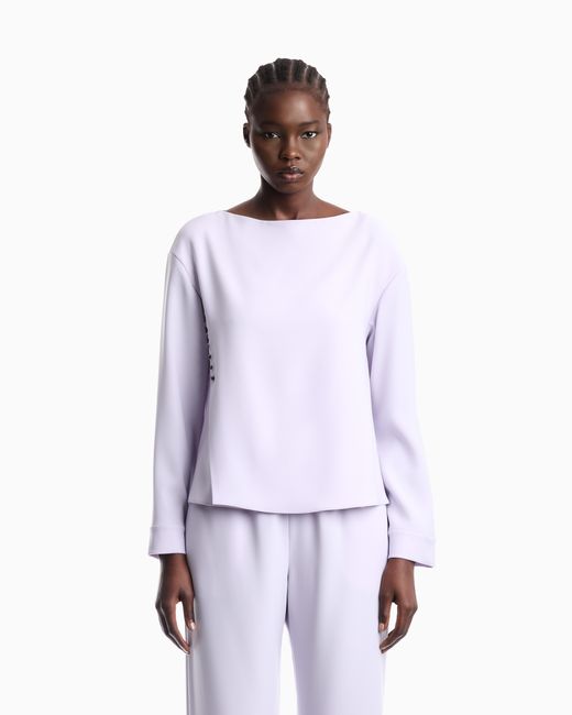 Emporio Armani White Unlined Top