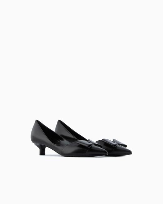 Emporio Armani White Court Shoes