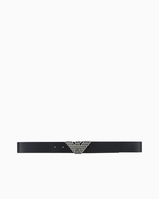 Emporio Armani White Gift Box With Reversible Belt for men