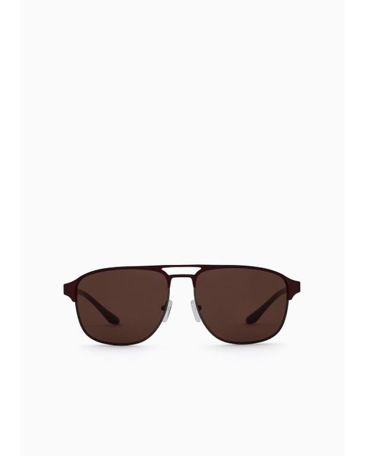 Gafas De Sol Estilo Piloto Emporio Armani de hombre de color Brown