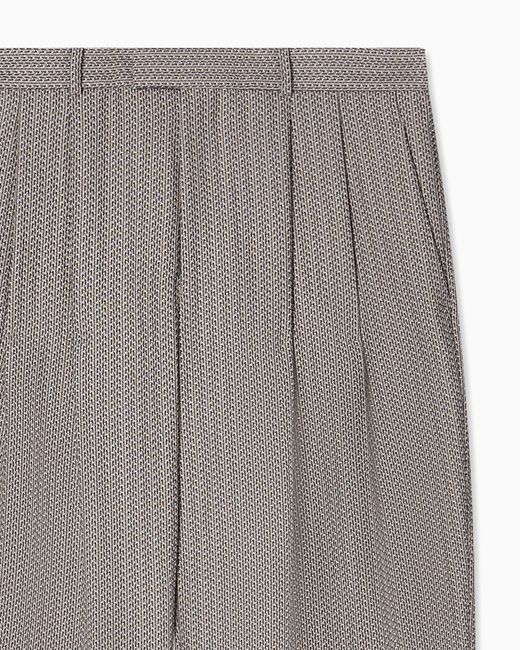 Emporio Armani Gray Trousers for men