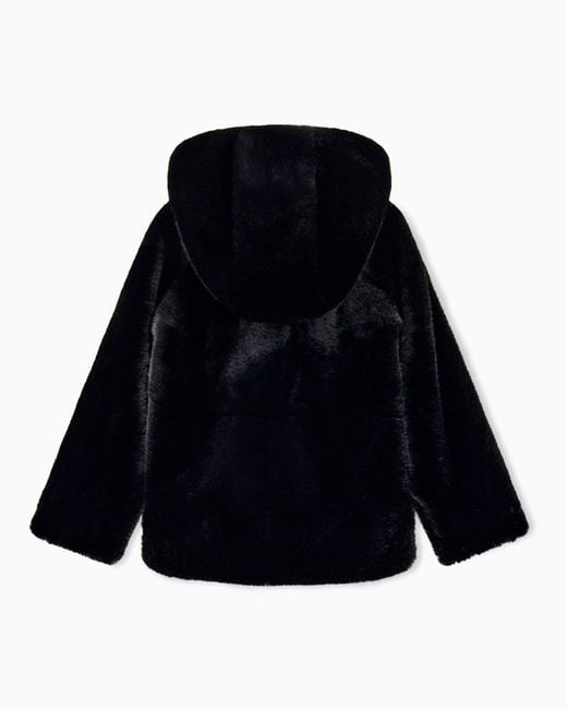 Emporio Armani Black Caban Coat