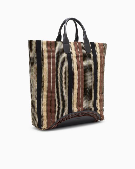 Emporio Armani Black Shopper Bag for men