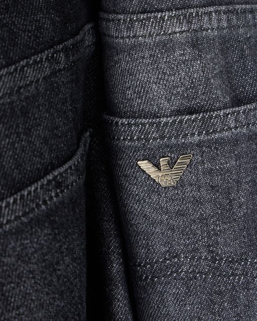 Emporio Armani Blue Five-Pocket Jeans