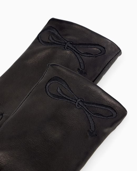 Emporio Armani Black Gloves