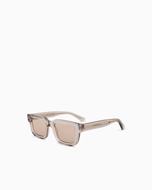 Emporio Armani Natural Square Sunglasses for men