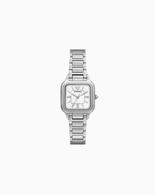 Emporio Armani White Quartz Watch
