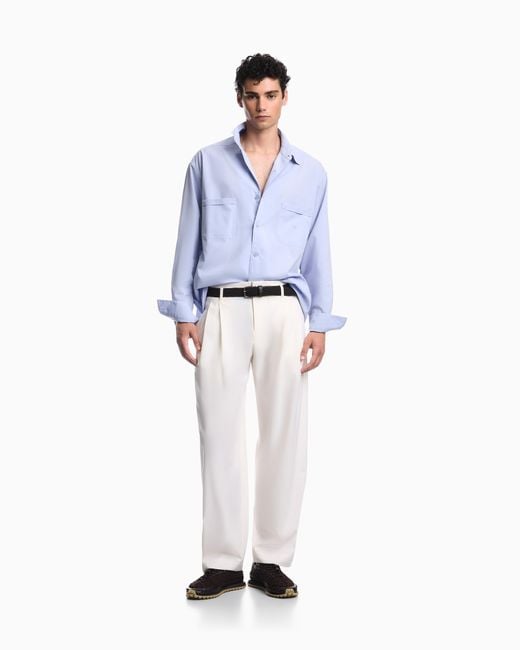 Emporio Armani Blue Shirt for men