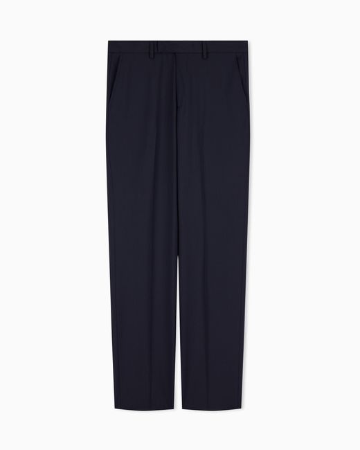 Emporio Armani Blue Trousers for men