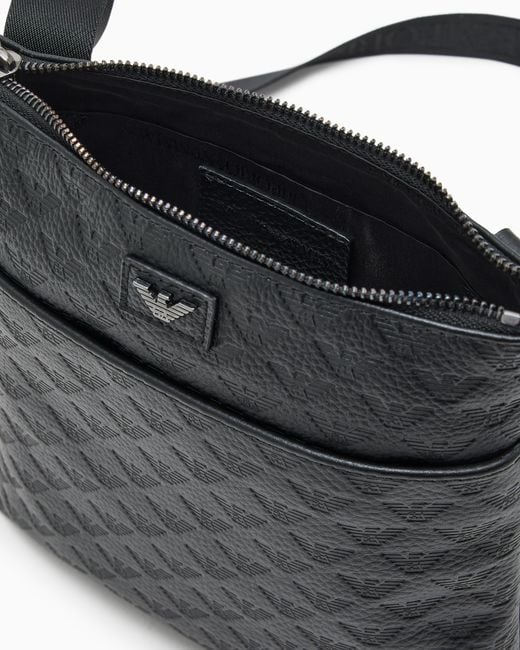 Emporio Armani Black Flat Bag for men