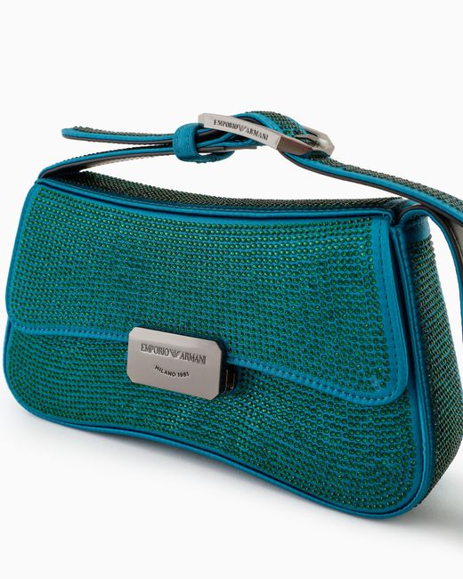 Borsa A Spalla di Emporio Armani in Blue