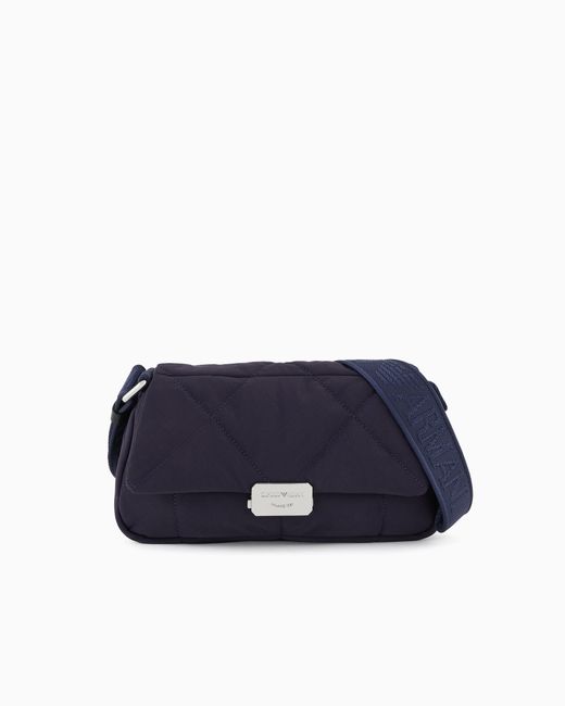 Emporio Armani Blue Medium Shoulder Bag