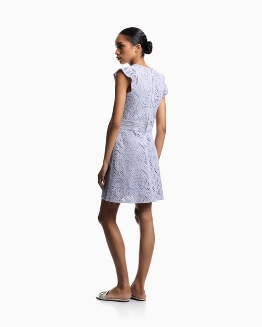 Emporio Armani Purple Dress