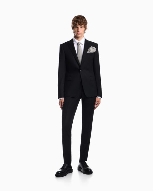 Emporio Armani Blue Lined Suit for men