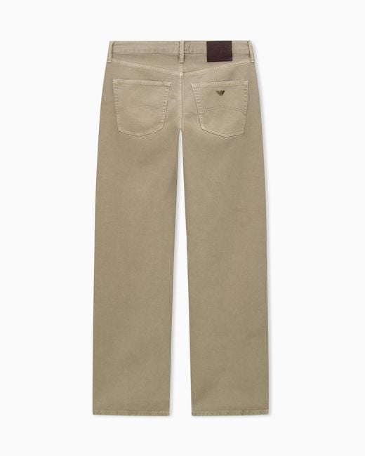 Emporio Armani Natural 5-Pocket Trousers Regular Fit for men