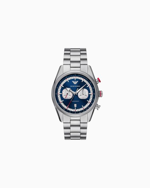 Orologio Cronografo di Emporio Armani in Blue da Uomo