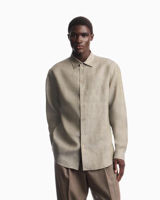 Emporio Armani Natural Shirt for men