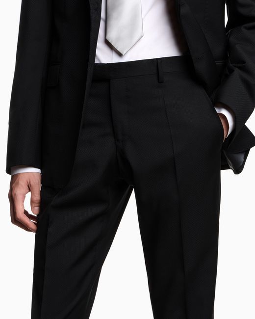 Emporio Armani Blue Single-Breasted Suit for men