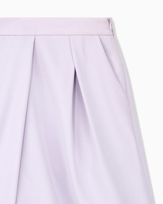 Emporio Armani Purple Bermuda Shorts