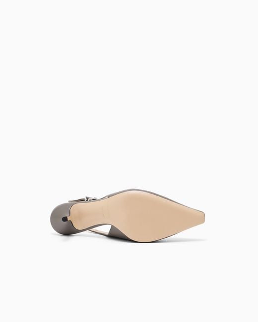 Emporio Armani White Decollete Shoe