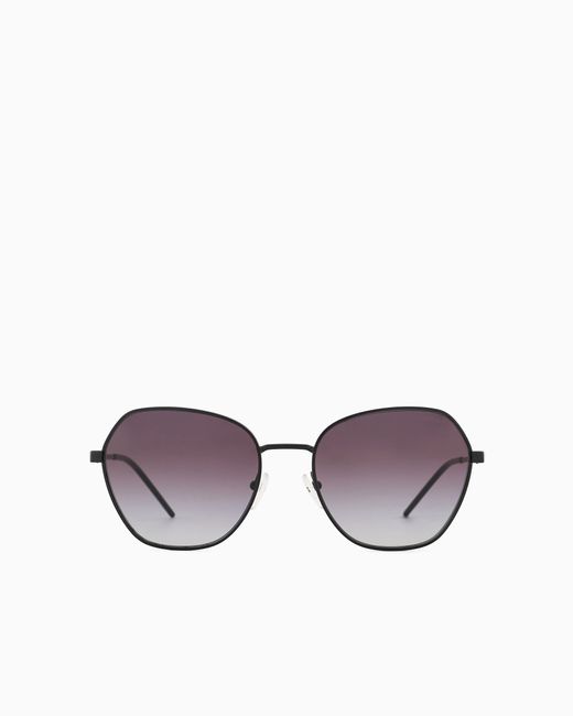 Occhiali Da Sole Da Donna Forma Irregolare di Emporio Armani in Purple