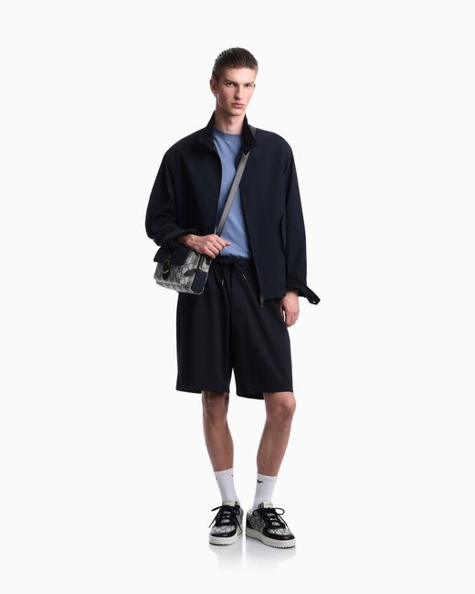 Emporio Armani Blue Bermuda Shorts for men