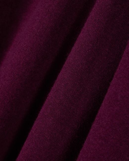 Emporio Armani Purple Silk And Cashmere Sweater for men