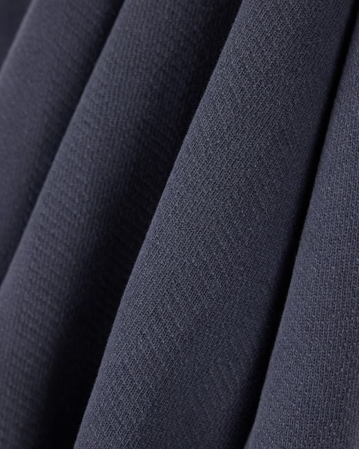Emporio Armani Blue Garment-Dyed Jersey Hoodie Boteh Capsule for men