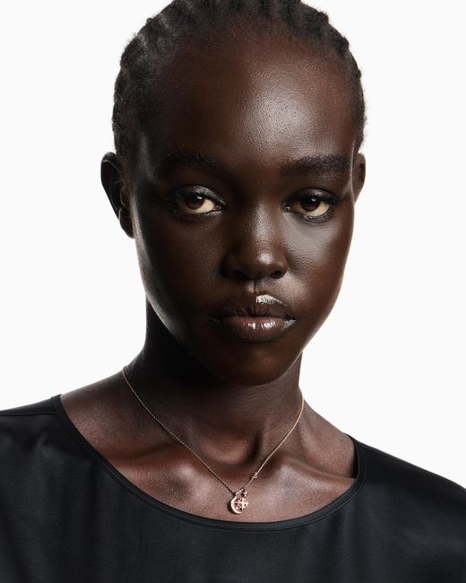 Emporio Armani Metallic Sterling Pendant Necklace