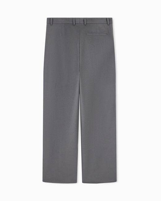 Emporio Armani Gray Trousers for men