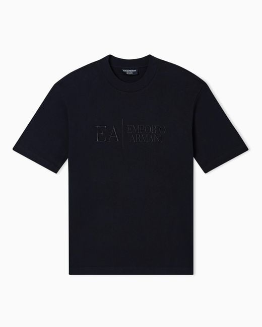 Emporio Armani Black Jersey T-Shirt for men
