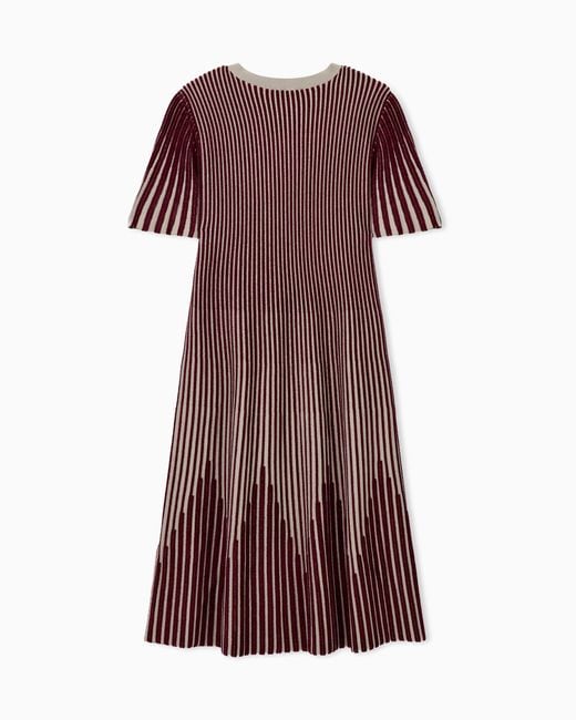 Emporio Armani Brown Midi Dress