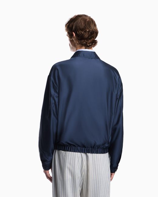 Emporio Armani Blue Blouson Jacket for men