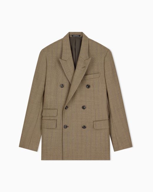 Emporio Armani Natural Lined Blazer for men