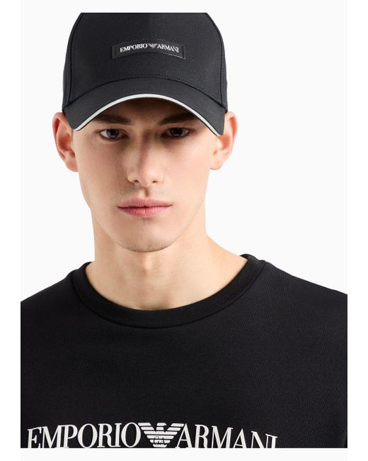 Emporio Armani Black Caps for men