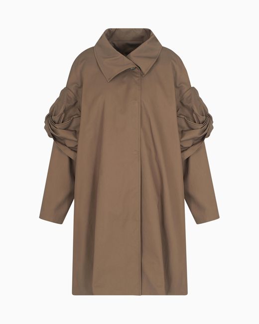 Trench Con Torchon di Emporio Armani in Brown