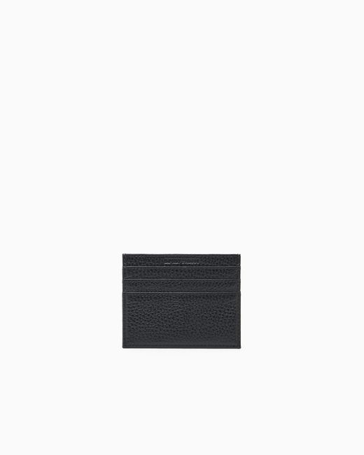 Emporio Armani White Gift Box With Tumbled-Leather Belt And Card Holder for men