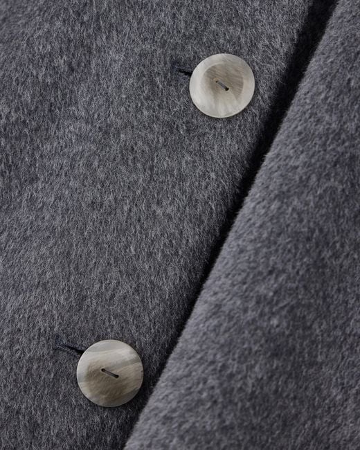 Emporio Armani Gray Overcoat
