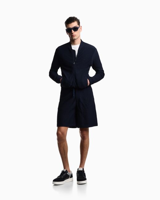 Emporio Armani Blue Bermuda Shorts for men