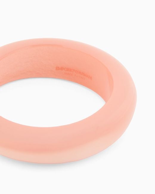 Emporio Armani Pink Asymmetric Bangle