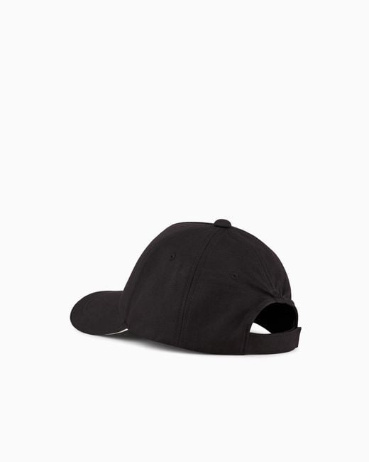 Emporio Armani Black Outdoor Cap for men