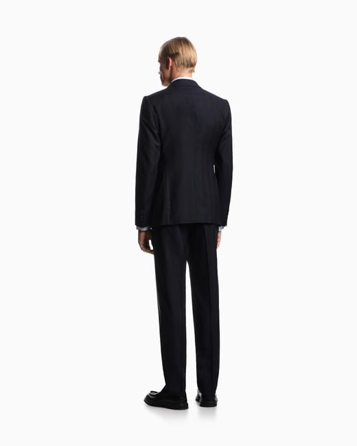 Abito Monopetto di Emporio Armani in Blue da Uomo