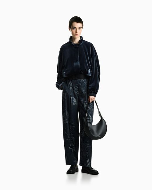 Emporio Armani Blue Blouson Jacket