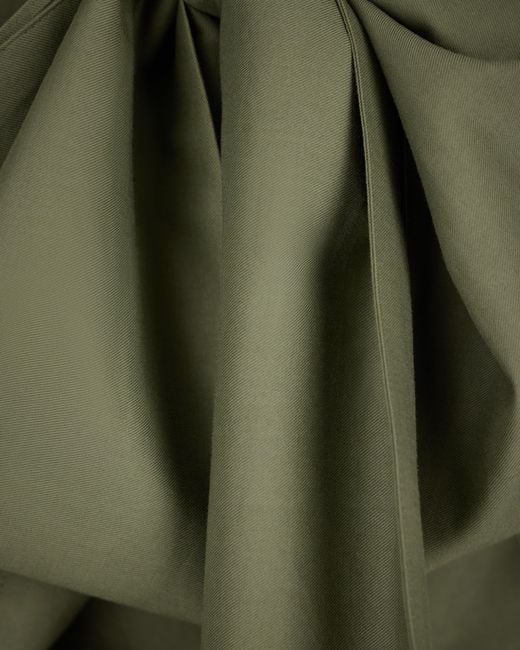 Emporio Armani Green Scarf Collar Shirt Boteh Capsule