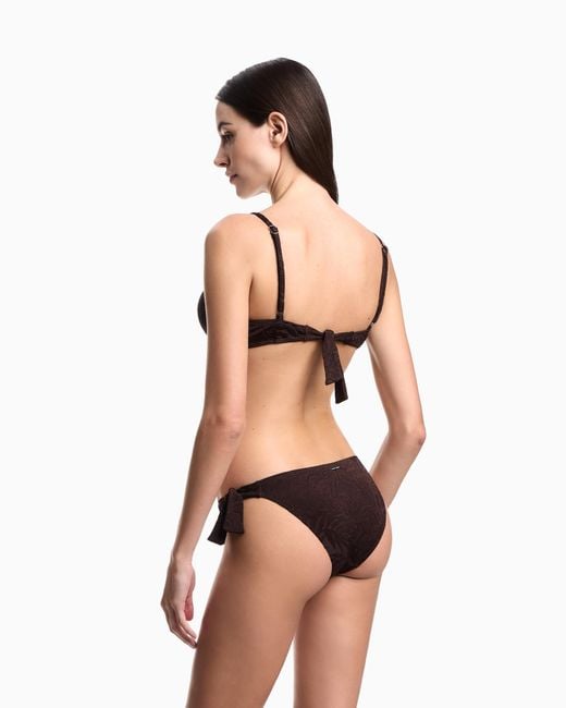 Emporio Armani Black Bikini With Push-Up Bra