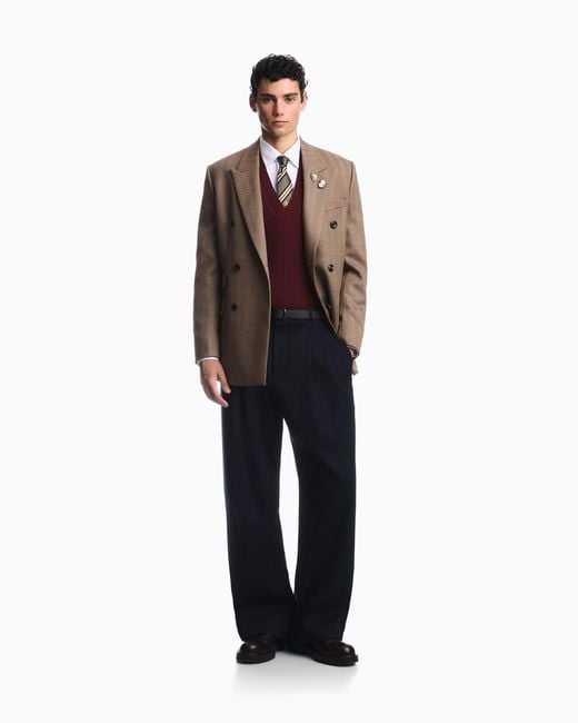 Emporio Armani Natural Lined Blazer for men